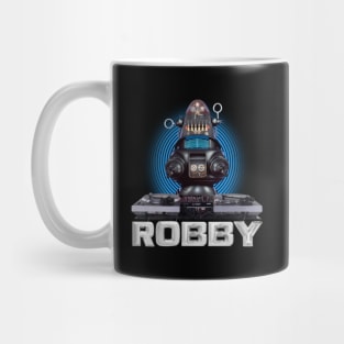 ROBBY the ROBOT : Hip-Hop DJ Turntables Mug